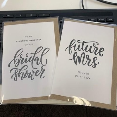 Future Mrs Card Bridal Shower Cards Bride to Be Cards Cards for the ...
