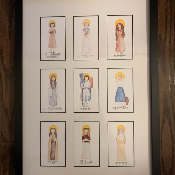 Saint Maria Goretti | Saint Print | Saint Card | Catholic Gift - Etsy