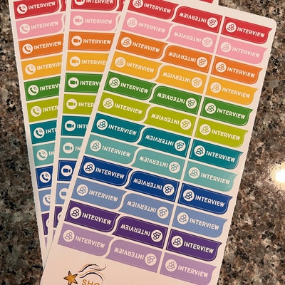 36 Zoom Meeting Corner Planner Stickers Any Corner, Distance Meeting ...