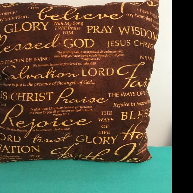 Christian bible verse fabric religion religious Etsy