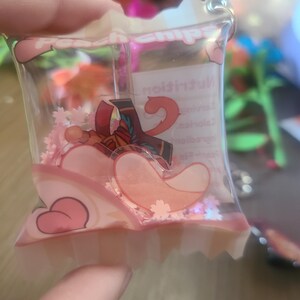 LMK Peach Chips Puffy Candy Keychain Shaker - Etsy