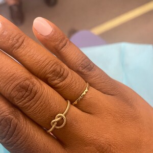 14k Real Gold Cursive Initial Ring Personalized Real Solid - Etsy