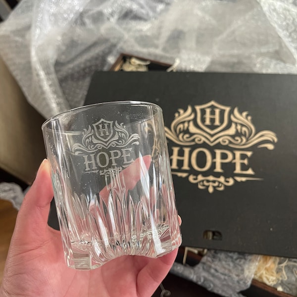 Personalized Decanter Set. Whiskey Glasses With Wooden Coasters. Gift for Husband, Gift for Dad ...