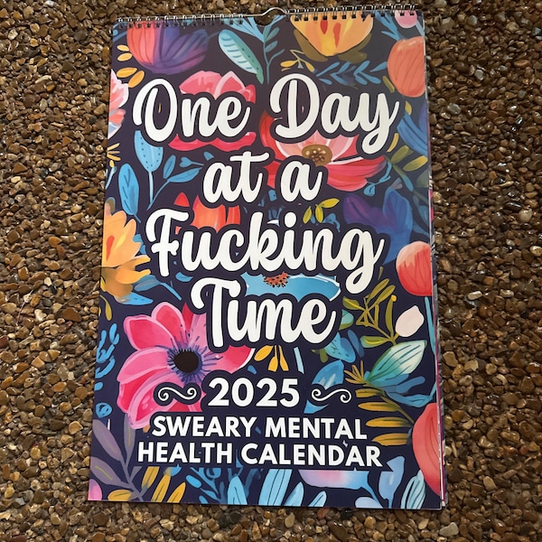2025 Funny Swear Sarcastic Wall Calendar for Women, Friends, Coworkers