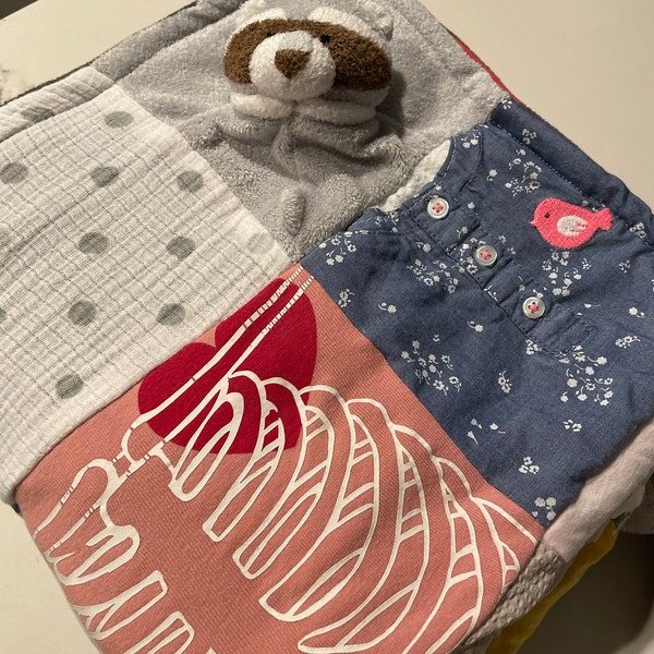 Custom Baby-toddler Clothes Blanket - Etsy