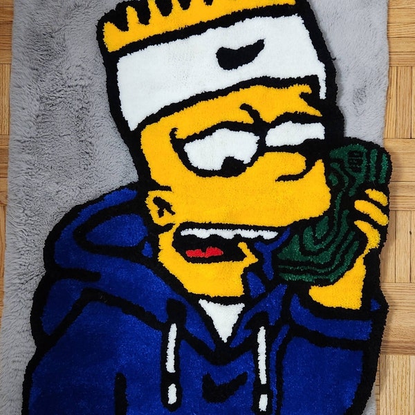 Mr. Krabs Dollar Tufted Rug - Fluffy Tufted Rug - Etsy