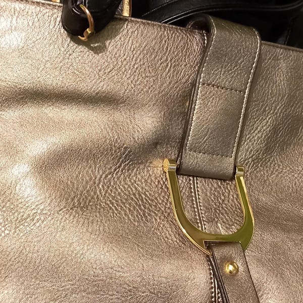 Faux Leather Handbag