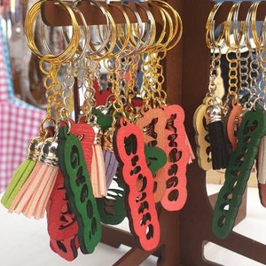 Retail Keychains Stands Round Retail Stand for Keychains Laser Cut 2 Sizes • Jewelry Display ...