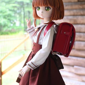 Doll School Bag for Msd/ Mdd or SD/DD Japanese Randoseru Mini