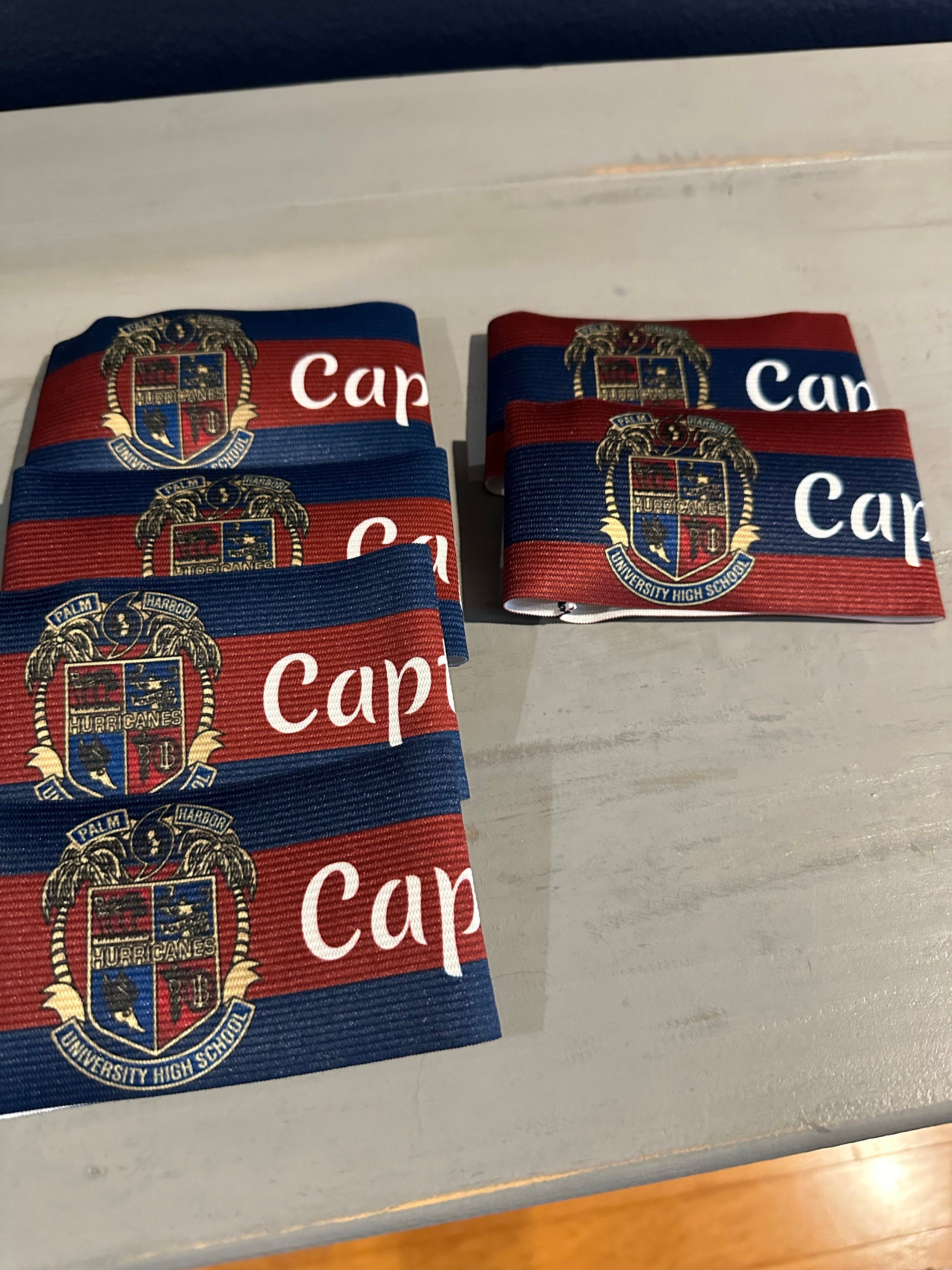 Personalised Captain&#39;s armband| Bespoke armband| Cycling armband| Charity Armband|