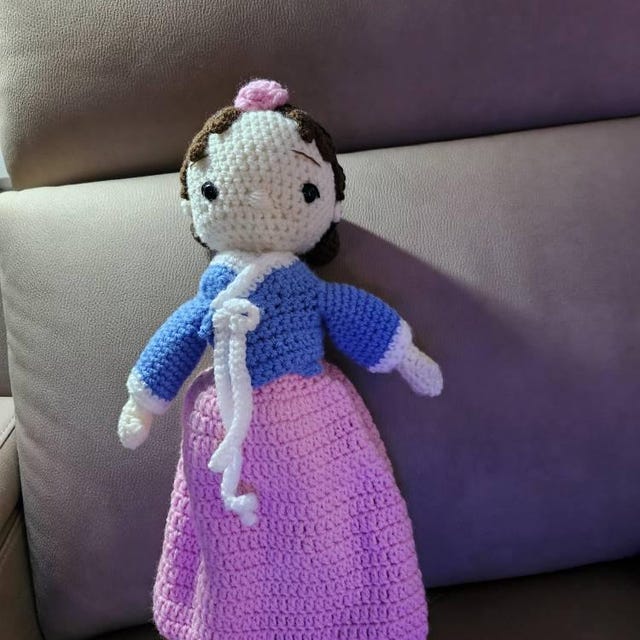 Yumi Doll Crochet Pattern, Hanbok Korean Doll (PDF Pattern) - Etsy