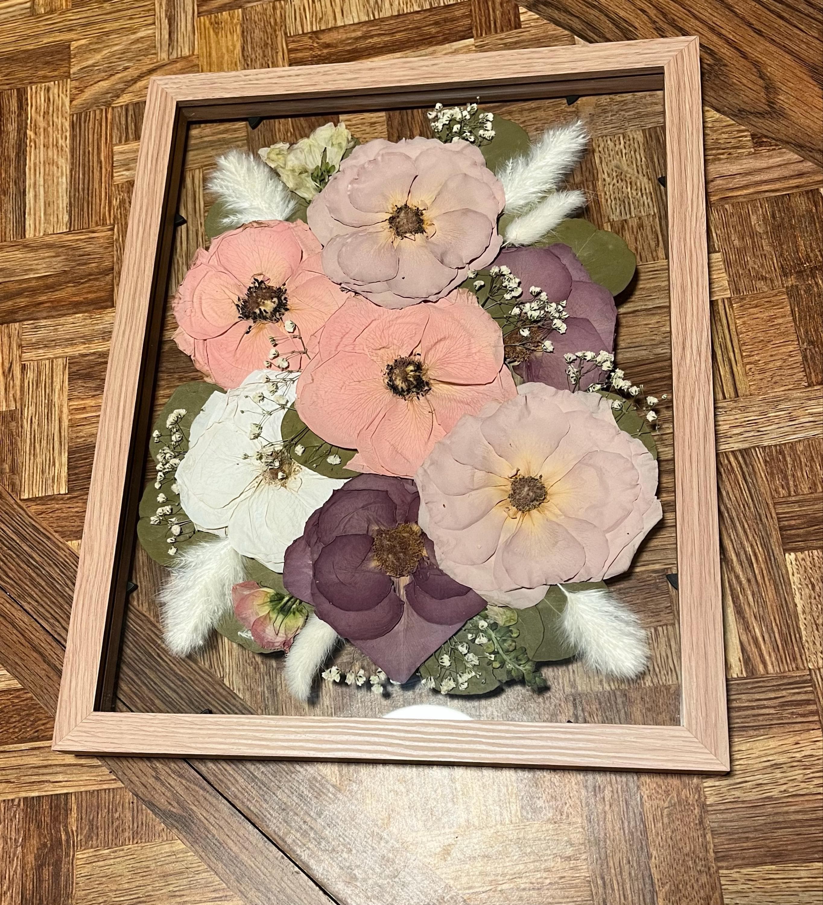 Preserved flowers from Kayelee's etsy review