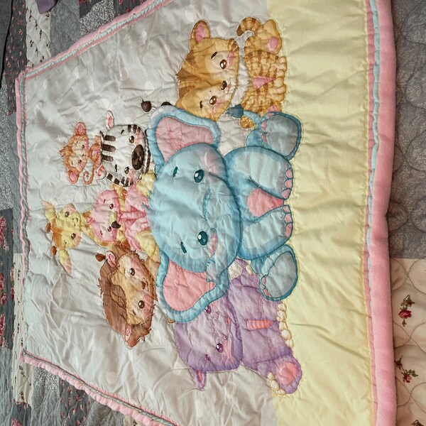 RABBIT BUNNY Cute MINI All Over Design Gift Soft Furnishing Lightweight ...