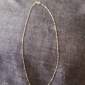 Real 10k gold  Box chain necklace 0.65mm/1.25mm adjustable chain 16",18",20",22",24"