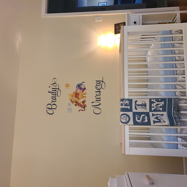 Personalized Wall Decal Boy Name Wall Decal Nursery Wall Decal ...