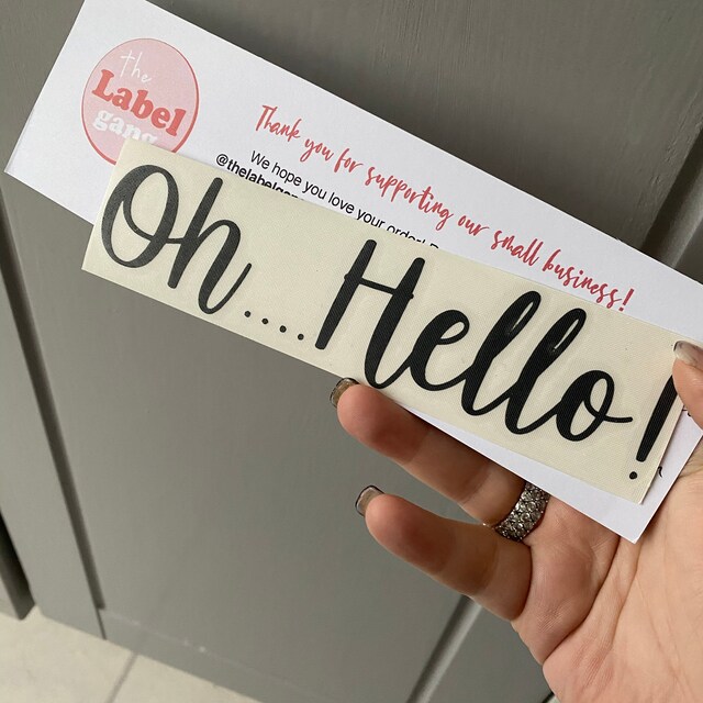 How to make mrs hinch labels