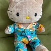 PYJAMAS / PAJAMAS Pjs PDF Pattern for Teddy Bear. Fits 15-18 Inch Bears ...