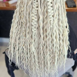 Blonde Curls standard or Push-up Dreaded: Soft Synthetic - Etsy