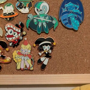 パントマイム サーカス ピエロ 道化師 ピンク 紫 エナメル 女の子 ピン