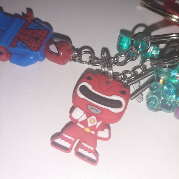 Power Rangers Keyrings/keychains | Cartoon Cute Emo Kids Goth Fun Jake ...