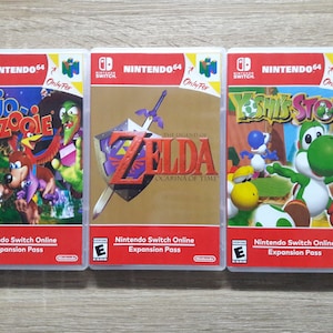 Banjo-Kazooie Nintendo Switch Custom Covers/Game Cases (Boxart) - NO GAME  INCL.