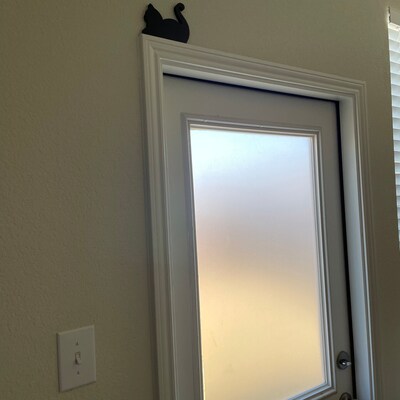 Cat Home Decor Door Frame Black Resting Multiple Colors - Etsy