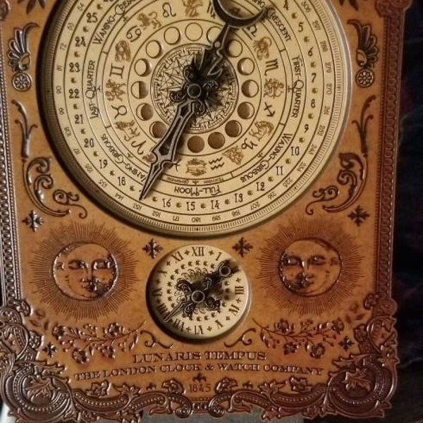 The Lunarium 3 Moon Clock - Unique Table-top Lunar Calendar / Lunar ...