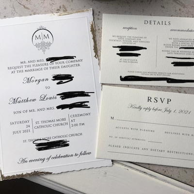 Wedding Details Card Template, Accommodations, Reception, Invitation Enclosure, 100% Editable ...