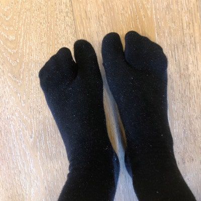 Men's /womens Split-toe Tabi Cotton Socks Fit Sizes EU39-45 - Etsy