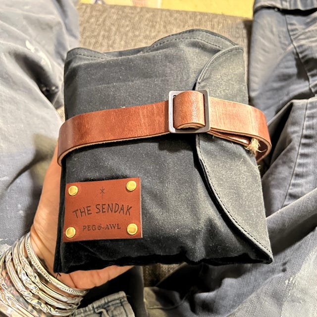 Roll up Pencil Case With 22 Pockets + 1 Zipper Pouch, Plein Air