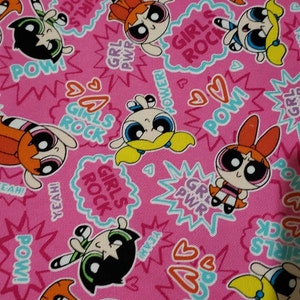 Powerpuff Girls Character Fabric Made in Japan by the Half - Etsy