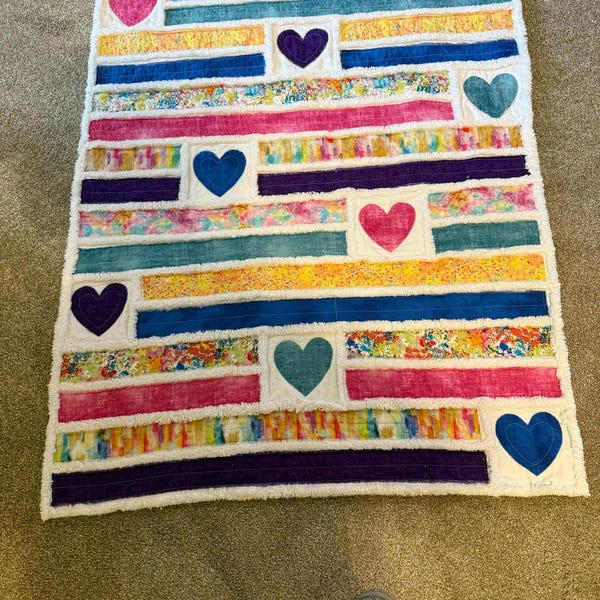 Petal Play Rag Quilt Pattern: Scalloped Edge Pattern (PDF Download ...