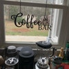Coffee Bar Script Metal Sign - Home Coffee Area Wall Décor - Steel ...