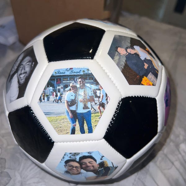 Memory Custom Do Ball Photo Soccer Ball, Customized With Photos and Text, Custom Photo Ball ...