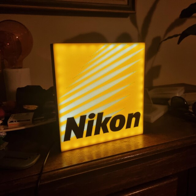 非売品 Nikon ニコン 電飾看板 サイン 店頭 ディスプレイ 当時物