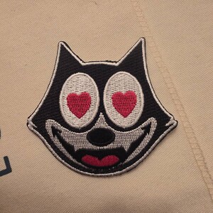 Felix Face Cat Patch - Etsy Israel