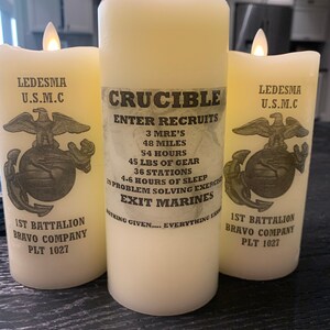 Crucible USMC candle | Etsy