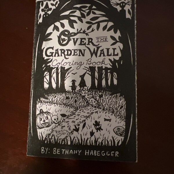 Over the Garden Wall Coloring Book Zine Etsy