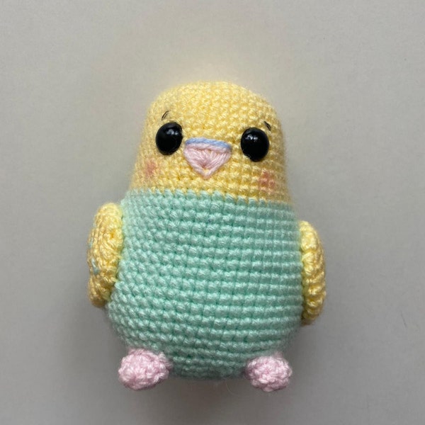Crochet Pattern: Parakeet Amigurumi Pattern PDF Instant Download Etsy