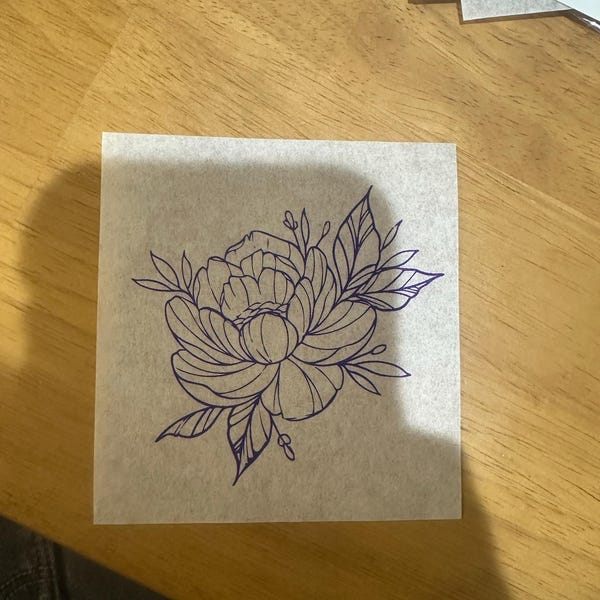 pre-cut-ready-to-use-flash-tattoo-stencils-set-of-4-etsy