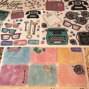 Vintage Love Printable Set Digital Download - Etsy