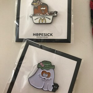 Ghost Mcboo Halloween Mcnugget Enamel Pin - Etsy