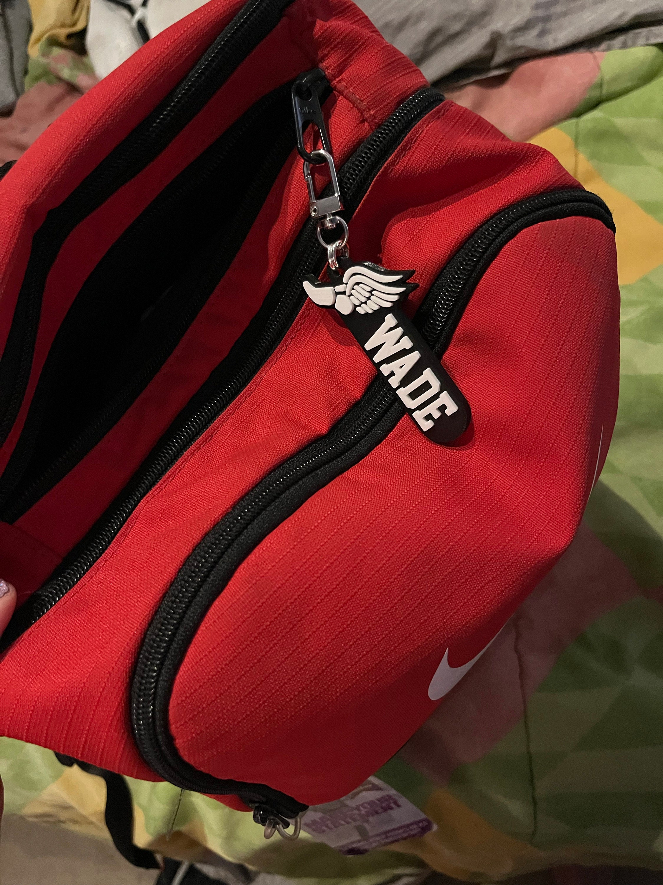 Track & Field Personalized Keychain / Keyring / Bag Tag / Name Tag - 3D Printed Plastic