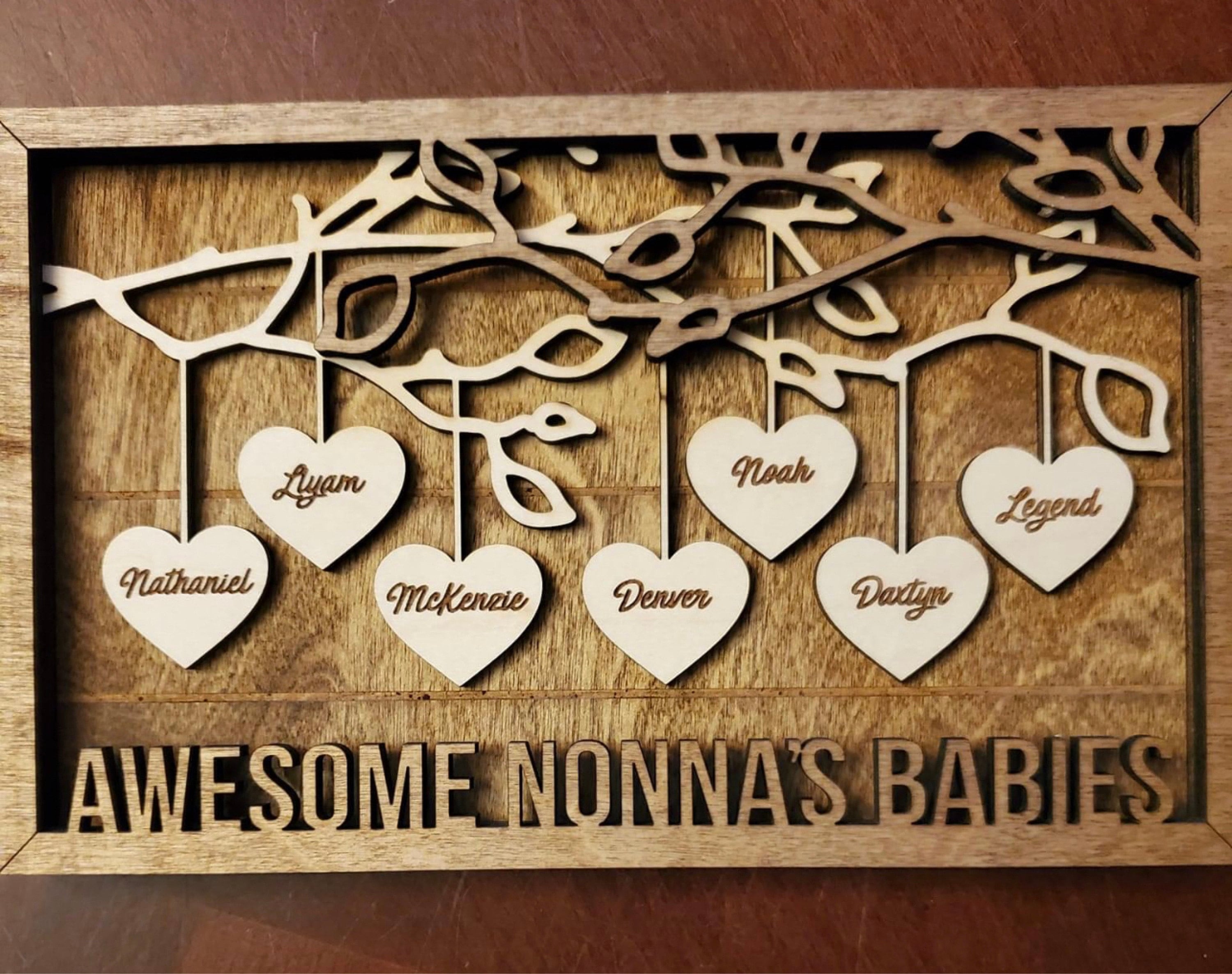 Custom Mother&#39;s Day Gift Personalized Gift from Kids Mother&#39;s Day Present from Children Mothers Day Gift for Grandma Grandchildren Names