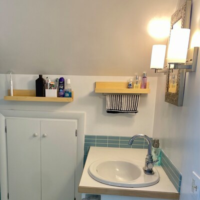 Bathroom Shelf, Floating Shelf, Bathroom Storage, Wooden Picture Ledge, Rustic Home Decor ...
