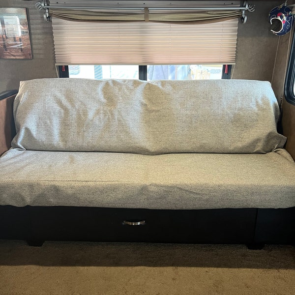 Jackknife Couch or Futon Slip Cover. Elasticated to Fit Desired ...