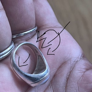 Sterling Silver Triple Interlocked Ring Multi Band Rings - Etsy