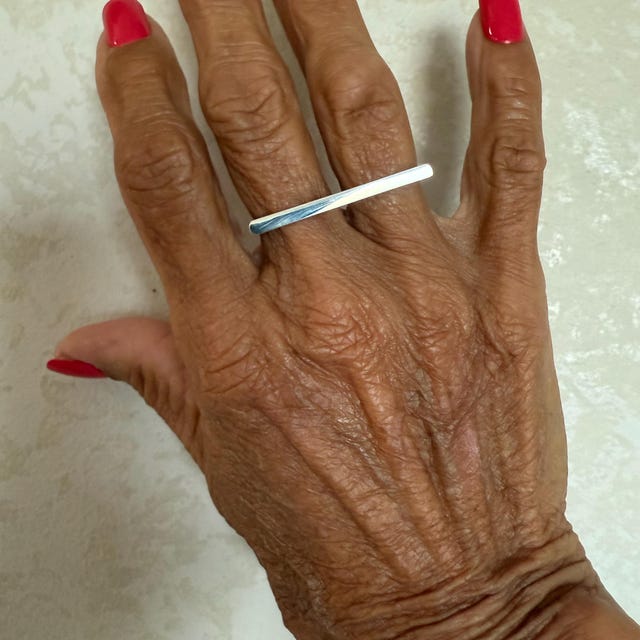 オジュールHANDWRITTEN DOUBLE FINGER RING オジュールHANDWRITTEN DOUBLE FINGER RING - メルカリ