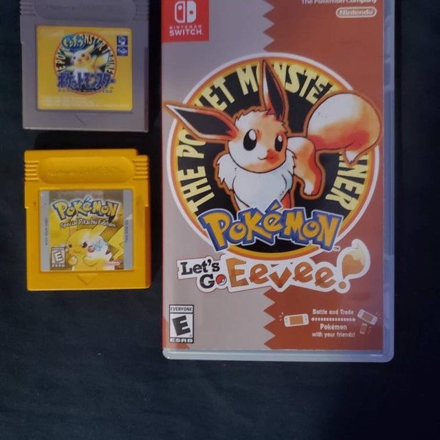 Pokémon Let's Go Pikachu Custom Nintendo Switch Boxart 