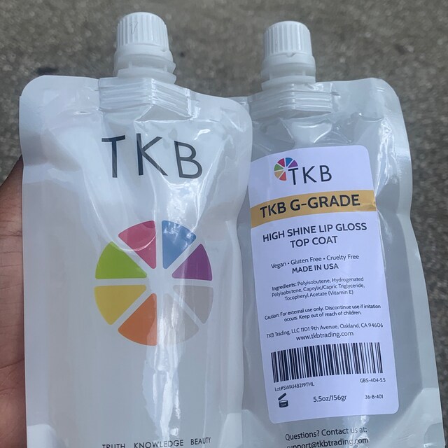 TKB High Shine Clear Lip Gloss Top Coat (G-Grade) — TKB Trading, LLC